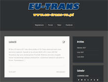 Tablet Screenshot of eu-trans-vs.pl